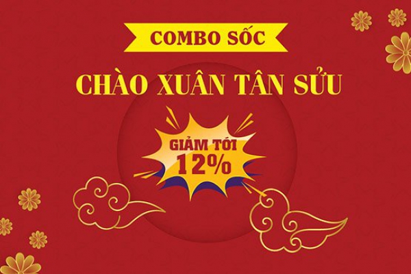 Hot Sale chào xuân Tân Sửu 2021 - Giảm tới 12%